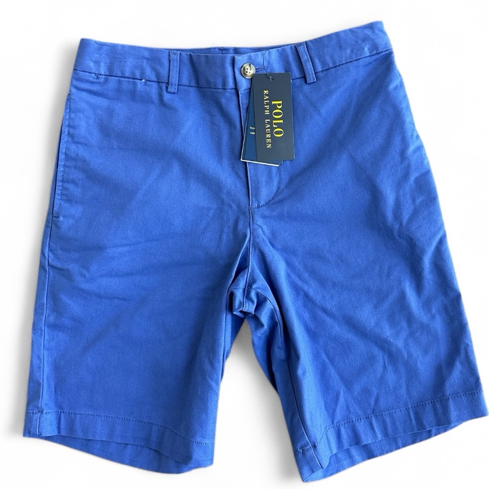 Polo by Ralph Lauren Boy’s  Blue Chino Shorts Size 12 NWT